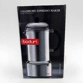 Bodum 10617-81 Chambord Espresso Maker 6 Cup / 12 Fl. Oz Made In Switzerland 10617 Htf