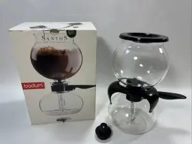 1208-01 Bodum Santos Pebo Vacuum Coffee Maker Syphon Brewer 34 Oz No. 1208 6-8 Cups