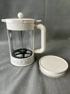 K11683-913us-1 Bodum Bean Cold Brew Coffee Maker 12 Cup White K11683-9138 French Press Style