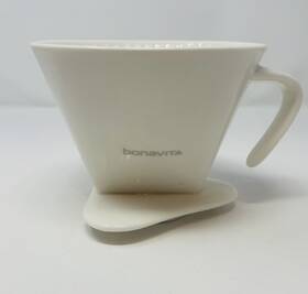 Bonavita Bv4000v401 V-style Porcelain Single Cup Pour-over Coffee Dripper White #4 Filter