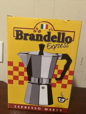 Brandello 720189771460 Espresso Maker