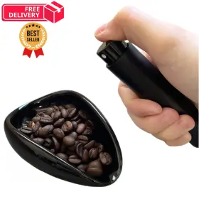 N002kfdd Breewenf Coffee Bean Dosing Cup And Spray Bottle Set Bar 10cm Black