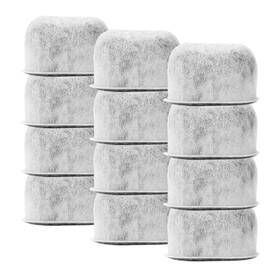 Brensten 7155 12-pack Replacement Charcoal Water Filters 12 Count Pack Of 1 Black White