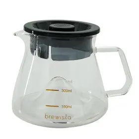 Bx-gs008 Brewista 300ml/10.1ozxseries Glass Coffee Carafe Small Pour Over Pot Server Inner Cone