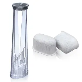 Buhobha 768399968461 Water Filter Holder And 2 Filters Tall Transparent