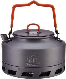 Bulin Bl Bl200-l2 Black Camping Kettle 1.6l Aluminum Alloy Open Campfire 1.7 Quarts Black-1.6l