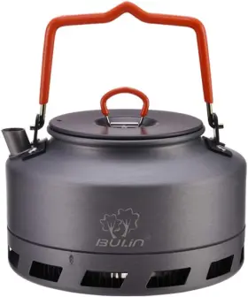 Bl200-l2 Bulin Bl Black Camping Kettle 1.6l Aluminum Alloy Open Campfire 1.7 Quarts Black-1.6l
