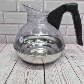 Bunn 110618 Easy Pour Commercial 64 Oz Replacement Decanter Plastic/stainless Usa Made
