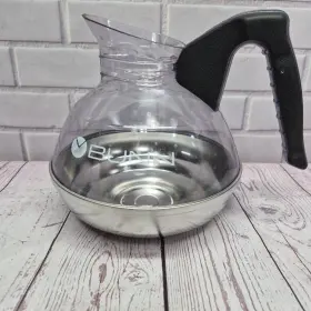 110618 Bunn Easy Pour Commercial 64 Oz Replacement Decanter Plastic/stainless Usa Made