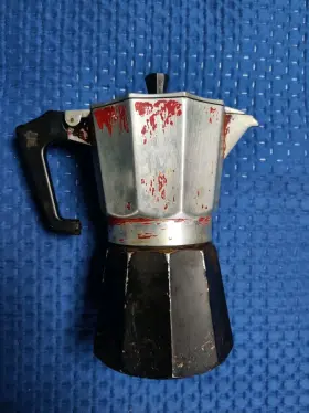6187 Butler Vintage Butlers Stove Top Aluminum 8 Espresso Coffee Maker