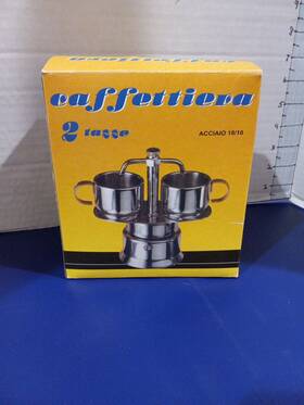 Caffettiera 033564380679 Vintage Italian Stovetop Espresso Coffee Maker Inch Nib