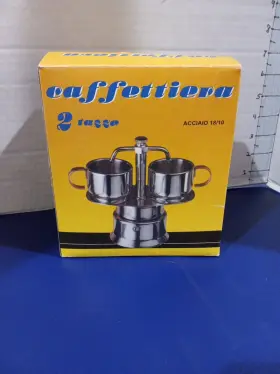 Caffettiera 033564380679 Vintage Italian Stovetop Espresso Coffee Maker Inch Nib