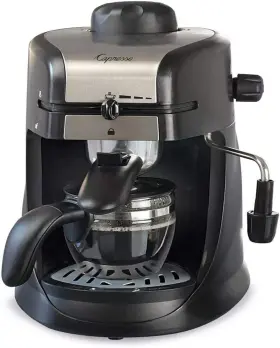 Capresso 759284468890 303.01 4-cup Espresso And Cappuccino Machine Black 13.25 Inch X