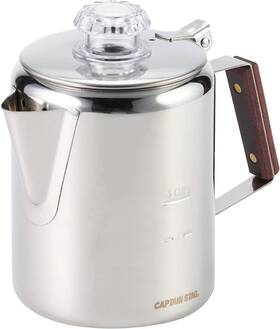 Captain Stag M-1225 18-8 Stainless Steel Percolator 3 Cup Mulch