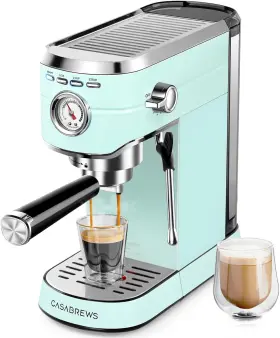 Cm5418-ptg Casabrews Espresso Machine 20 Bar Cappuccino With Milk Pastel Green