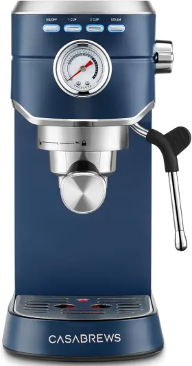 Cm5418-ryb Casabrews Espresso Machine 20 Bar Professional Maker Sapphire Blue