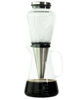 Ccc Cafe Crush Club 719104151753 500ml Cold Brew Ice Dripper Coffee Maker Glass Pitcher With Steel Filter