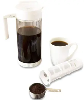 Cestari 712038057573 Cold Brew Coffee Maker Set - Includes Infusion Borosilicate Glass Heat Proof