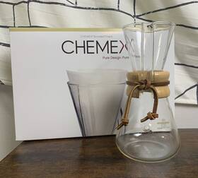 Chemex Cm-1c Pour Over Glass Coffeemaker Classic Series 3 Cup Plus Box Of 100 Filters