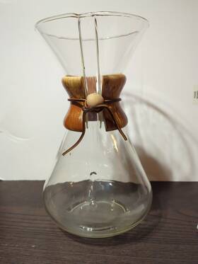 Chemex Cm-4a Vintage Glass Pour Over Coffee Maker 13 Cups