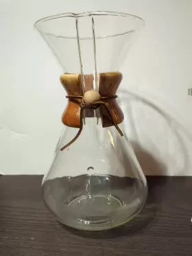 Cm-4a Chemex Vintage Glass Pour Over Coffee Maker 13 Cups