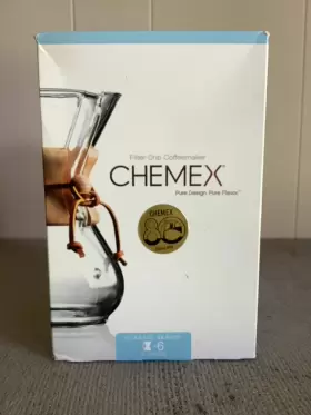 Cm-6a Chemex Glass Pour Over Coffee Maker 6 Cup 30 Oz Barely Used Nice