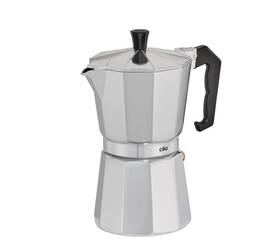 Cilio 017166320619 Classico Stovetop Espresso Maker 6 Cup Silver