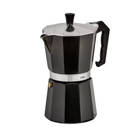 Cilio 744110901122 Inch Classico 15 Fl. Oz. 6-cup Black Cast Aluminum Espresso Maker