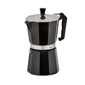 Cilio 744110901122 Inch Classico 15 Fl. Oz. 6-cup Black Cast Aluminum Espresso Maker
