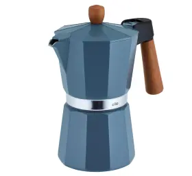 C321517 Cilio Legno Stovetop Espresso Maker Blue 15-ounce
