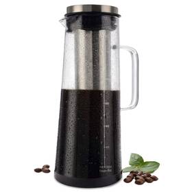 Classic Cuisine 197315982791 Cold Brew Coffee Maker Pitcher 1.4l/48oz Glass Carafe Iced Tea With Lid