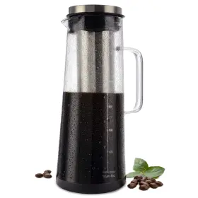 Classic Cuisine 197315982791 Cold Brew Coffee Maker Pitcher 1.4l/48oz Glass Carafe Iced Tea With Lid