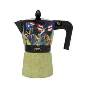 Cocina Criolla 088491002192 Los 3 Reyes Magos - Moka Pot 6 Cups Limited Edition Three Kings Coffee Maker