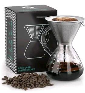 Coffee Gator 689741642733 Pour Over Maker Paperless Portable Drip Brew