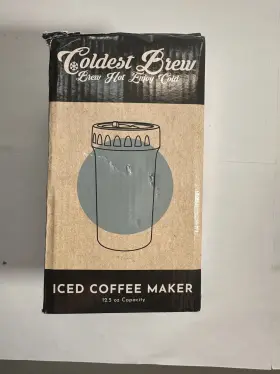 Coldbrew 651536870058 Coldest Brew Iced Coffee Maker Mug Hot Enjoy Cold Brand New