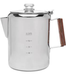 Coletti 703230484823 Bozeman Camping Coffee Pot America S Favorite Percolator 12 Cup