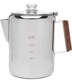 Coletti 703230484823 Bozeman Camping Coffee Pot America S Favorite Percolator 12 Cup