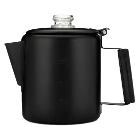 Coletti 850044612314 Bozeman Black Percolator Coffee Pot Camping 6 Cup
