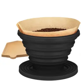 Coletti 850044612444 Sierra Camping Pour Over Coffee Dripper Pack Of 1 Black