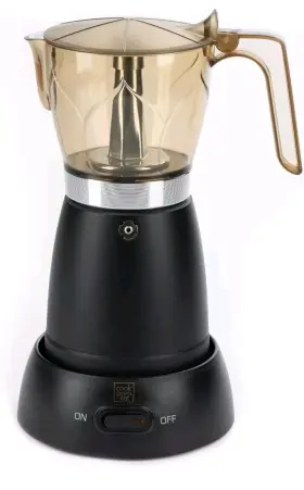 Cpeb-4711 Cook Prep Eat Electric Cuban Coffee Maker Italian Moka Espresso 3 Or 6 Cups Portable