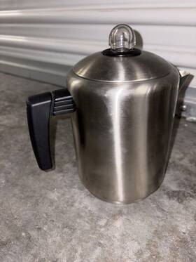 Copco 25019907 Vtg Coffee Percolator Pot Maker 8 Cup Stove Top Stainless Steel New
