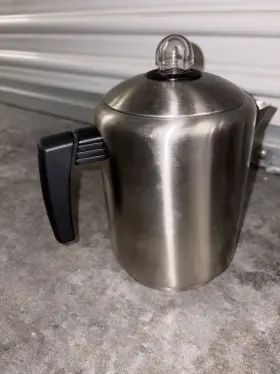 25019907 Copco Vtg Coffee Percolator Pot Maker 8 Cup Stove Top Stainless Steel New