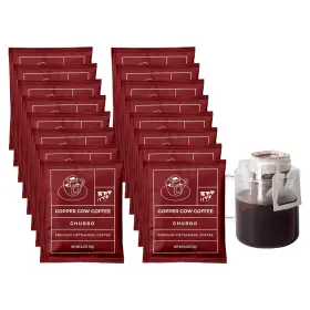 Copper Cow Coffee 744110496604 Premium Pour Over Single-serve Vietnamese Churro Dark Roas