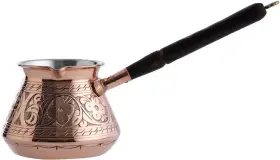 Copperbull 313029712718 Thickest Solid Hammered Copper Turkish Greek Arabic Coffee Pot Stovet