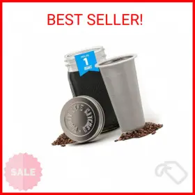 County Line Kitchen 711181543216 Cold Brew Coffee Maker Mason Jar Pitcher - Heavy Duty Soda