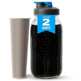 County Line Kitchen 854842007075 - Cold Brew Mason Jar Iced Coffee Maker Durable Glass Heav