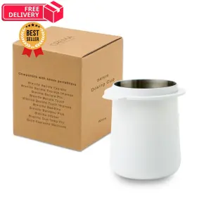 Crema 850033259179 Coffee Products 54mm Dosing Cup Compatible With Any 53.4 White