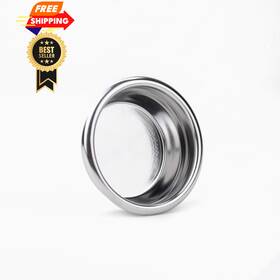 Crema Fil-058-002 Coffee Products 58mm Filter Basket Double Shot Non-pressurized