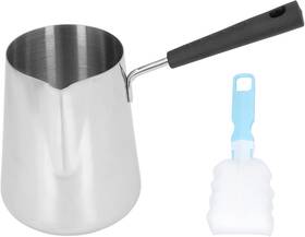 Cryfokt 313046658655 Turkish Coffee Pot 900ml Stainless Steel Butter Warmer With Spout Easy To Butte