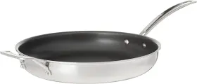 Cuisinart 086279051448 Multiclad Pro 12 Inch With Helper Handle Skillet Non Stick Stainless